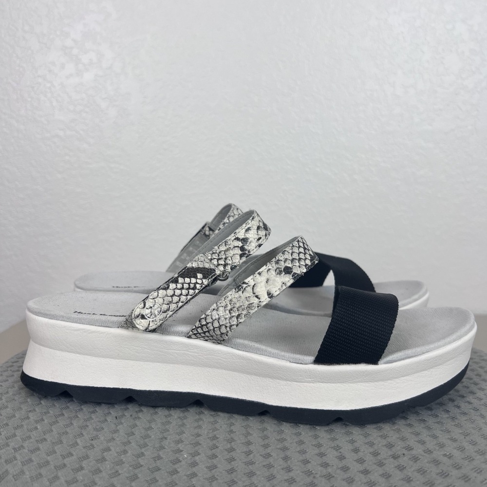 Hush Puppies Andi Slide Wedge Sandals Womens 12 Slip On Comfort Shoes Casual